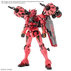 Bandai Model Kit Gundam HG Red Gundam gMS-a GQ 1:144